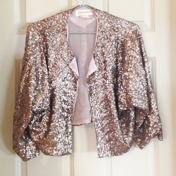 Anthropologie Jackets & Blazers - Anthropologie Sequined Jacket